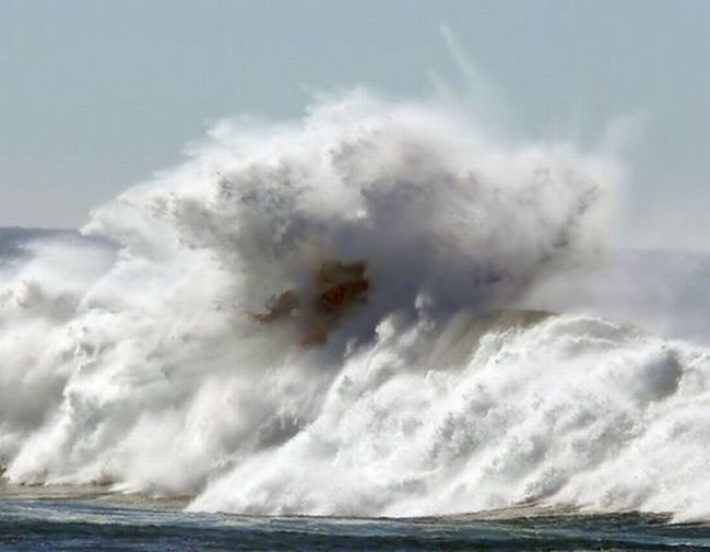 ship in a storm