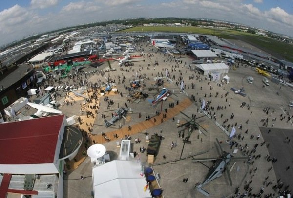 Air show in Le Bourget, Paris, France