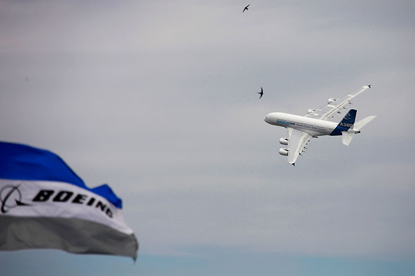 Air show in Le Bourget, Paris, France