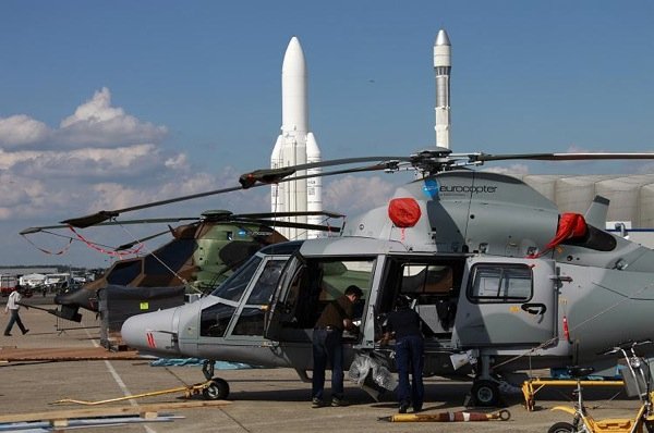 Air show in Le Bourget, Paris, France