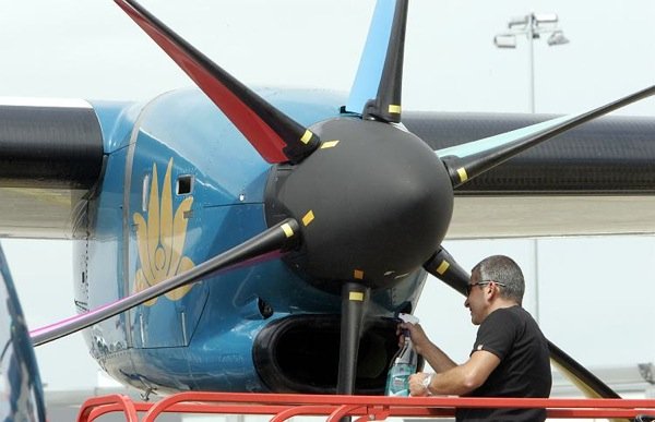 Air show in Le Bourget, Paris, France