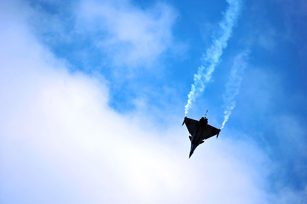 Air show in Le Bourget, Paris, France