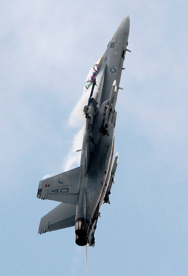 Air show in Le Bourget, Paris, France