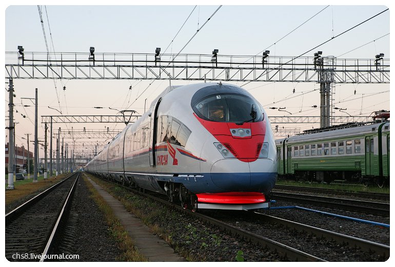 Siemens Velaro RUS Sapsan, Moscow, St. Petersburg