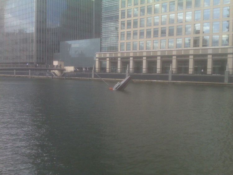 sunk yachts