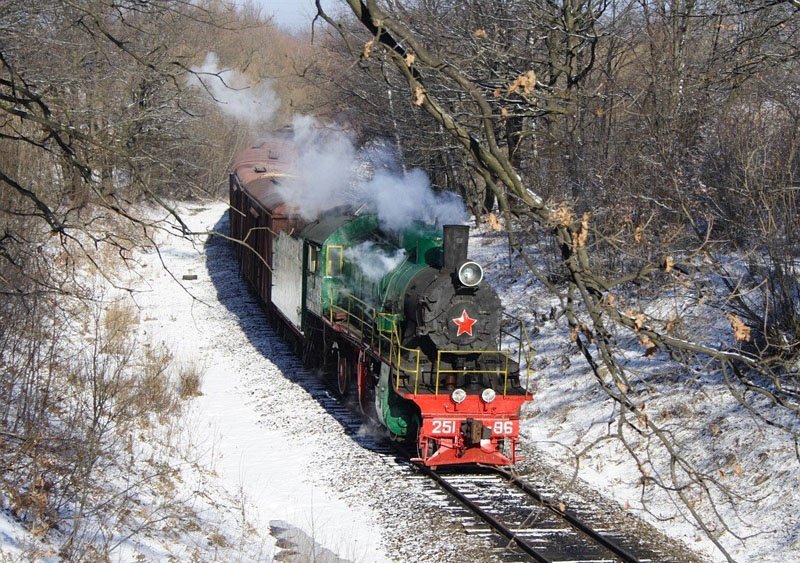 Train in Russia