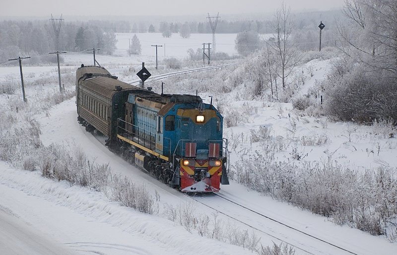 Train in Russia