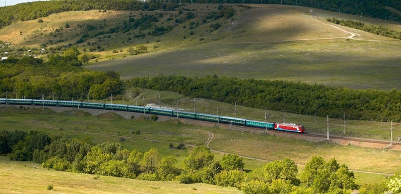 Train in Russia