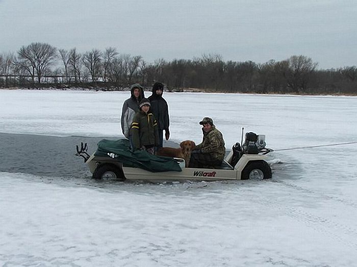 Perfect car for fishermen