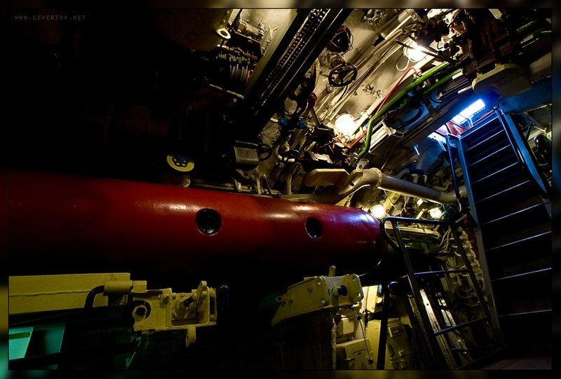 Submarine B-413 inside