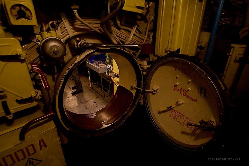 Submarine B-413 inside