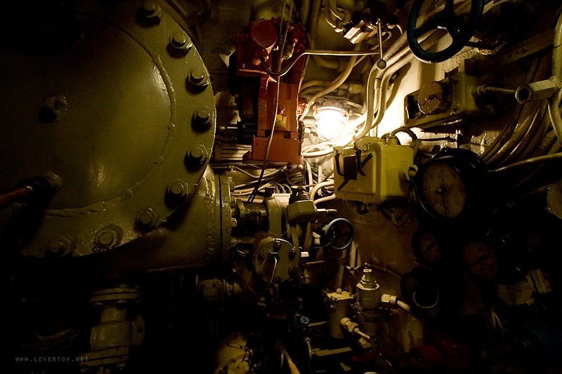 Submarine B-413 inside