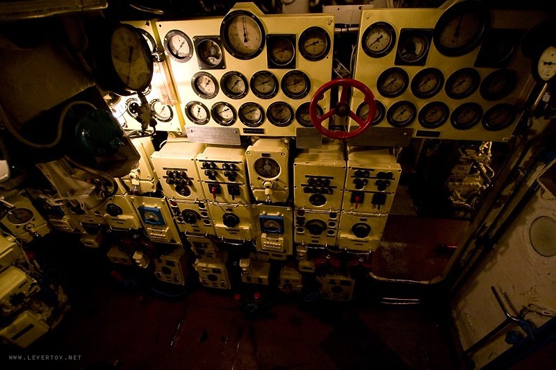 Submarine B-413 inside