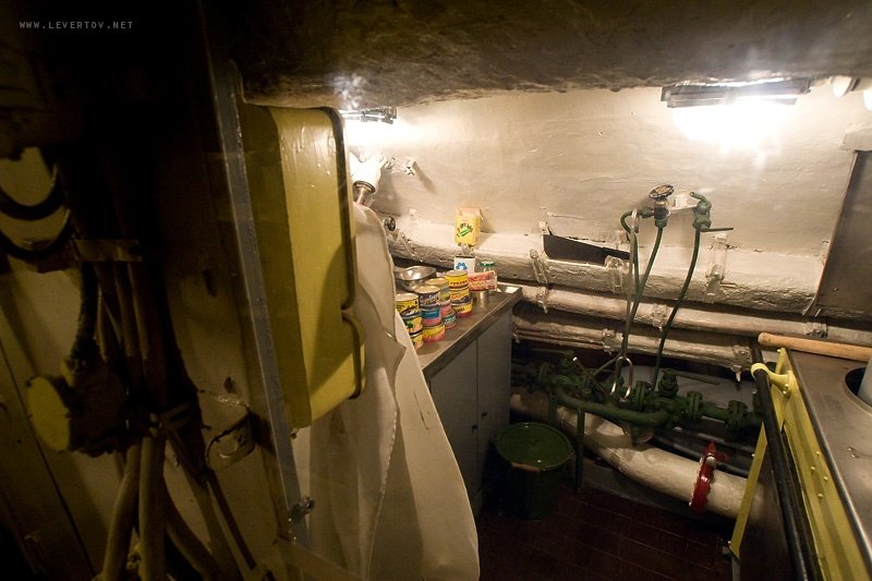 Submarine B-413 inside