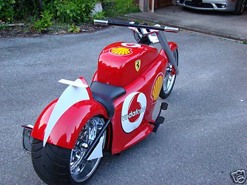 ferrari chopper bike