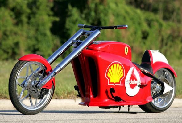 ferrari chopper bike