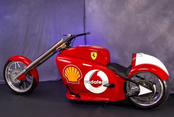 ferrari chopper bike