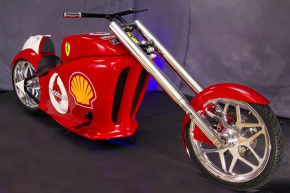 ferrari chopper bike