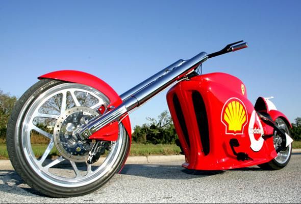 ferrari chopper bike