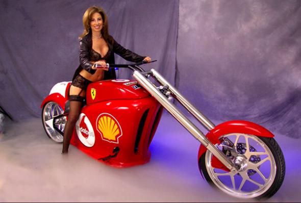 ferrari chopper bike