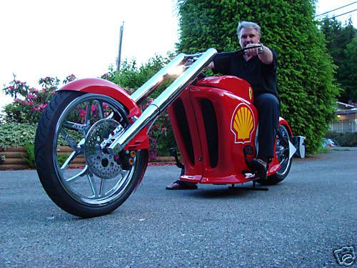 ferrari chopper bike