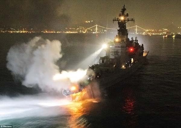 Self-Defense Force destroyer JS Kurama, Japan vs. civilian vessel Carina Star, South Korea