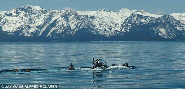 Submarine with fine view