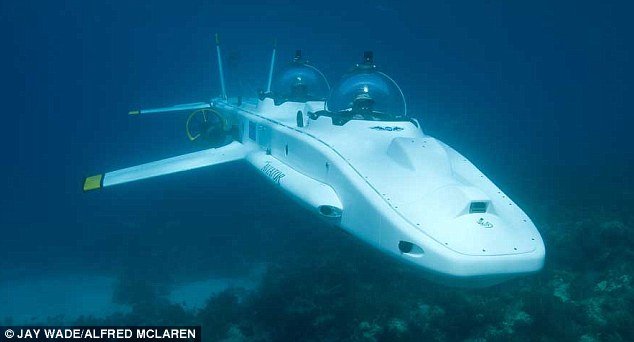 Submarine with fine view