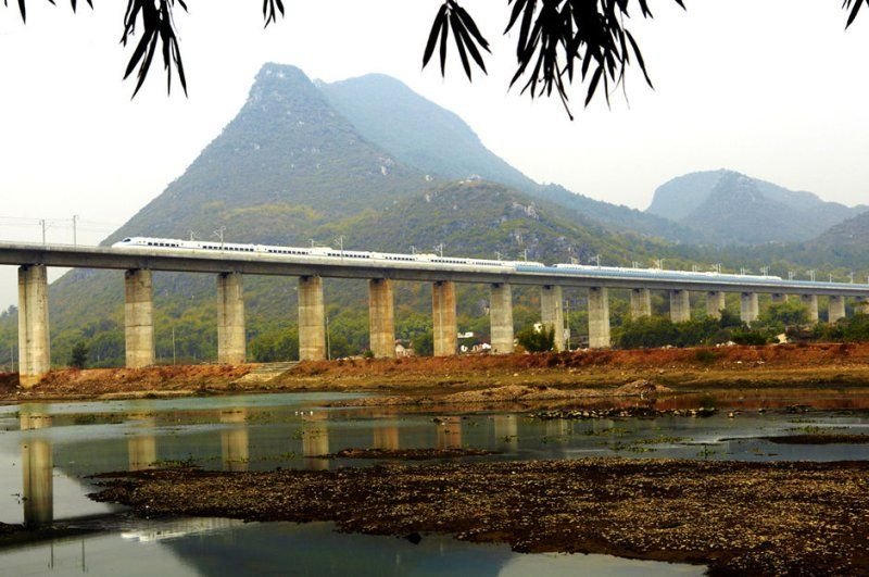 Express train in China