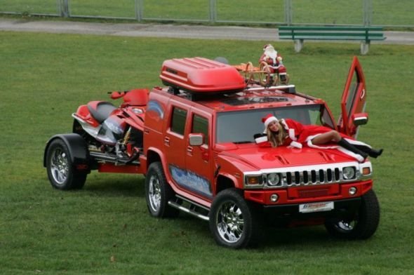 Santa Claus Hummer