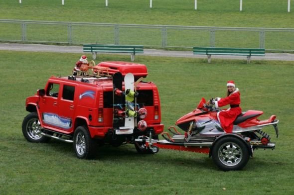 Santa Claus Hummer