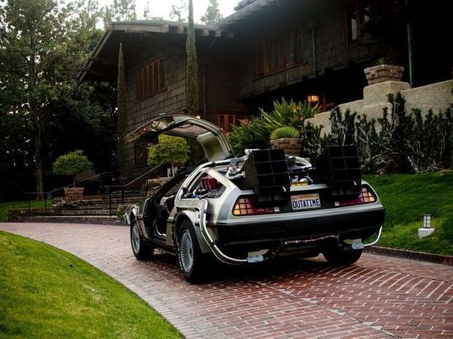 car from the back to the future movie