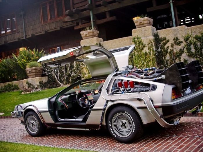 car from the back to the future movie