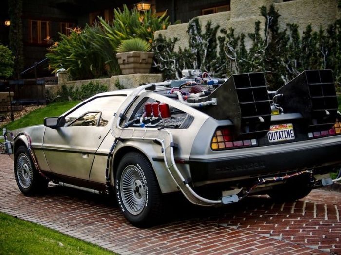 car from the back to the future movie