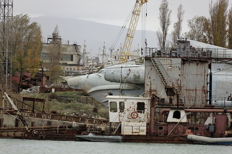 Ekranoplan Lun class project 903