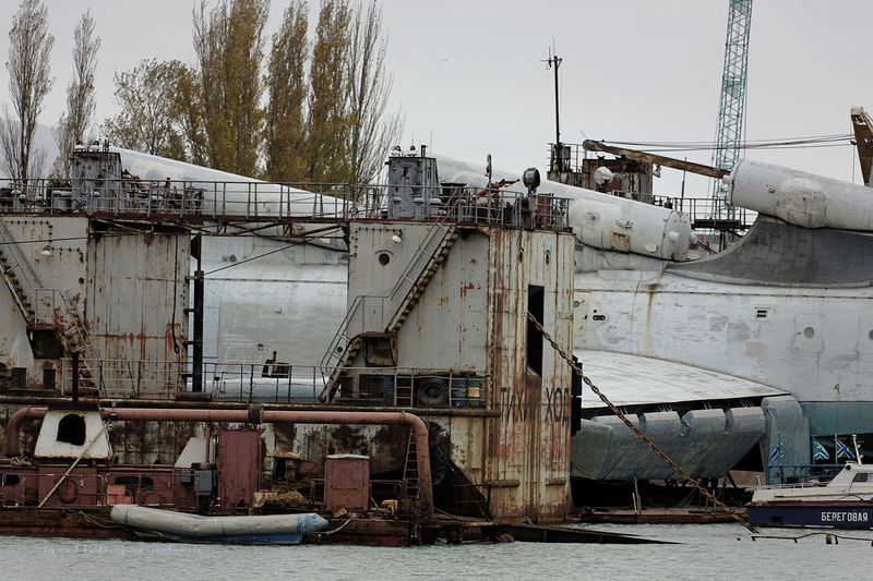 Ekranoplan Lun class project 903