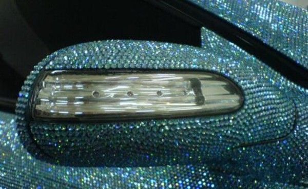 Mercedes-Benz SL500 coverd with Swarovski Crystal