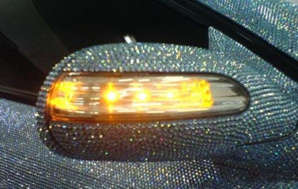 Mercedes-Benz SL500 coverd with Swarovski Crystal