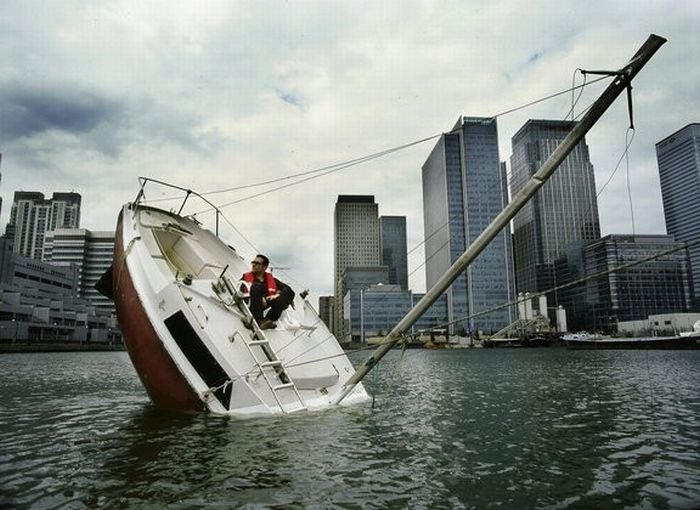 sinking boat transporter