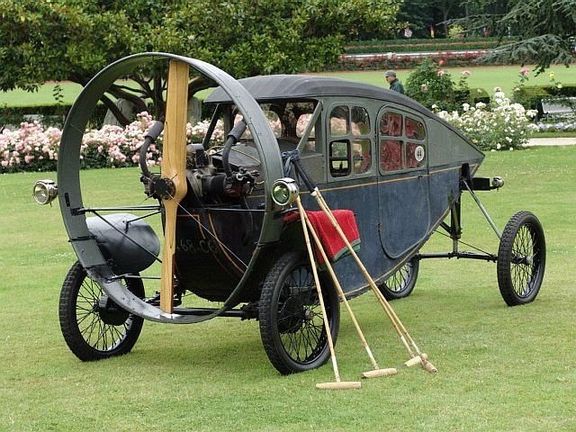 car with propeller