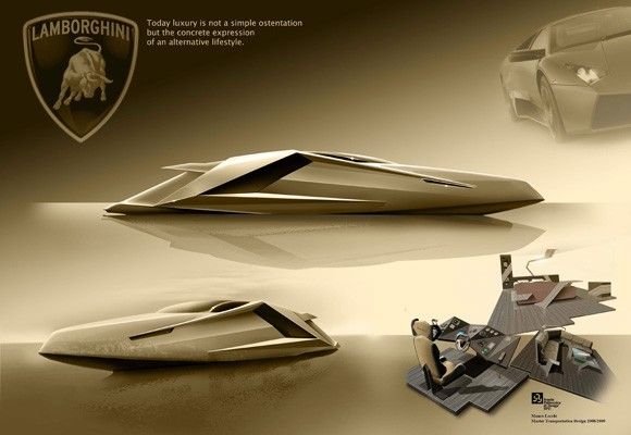 Lamborghini Yacht by Mauro Lecchi