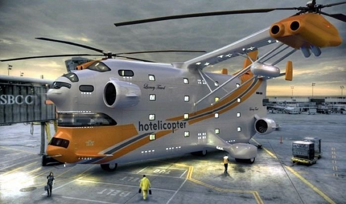 helicopter hotel