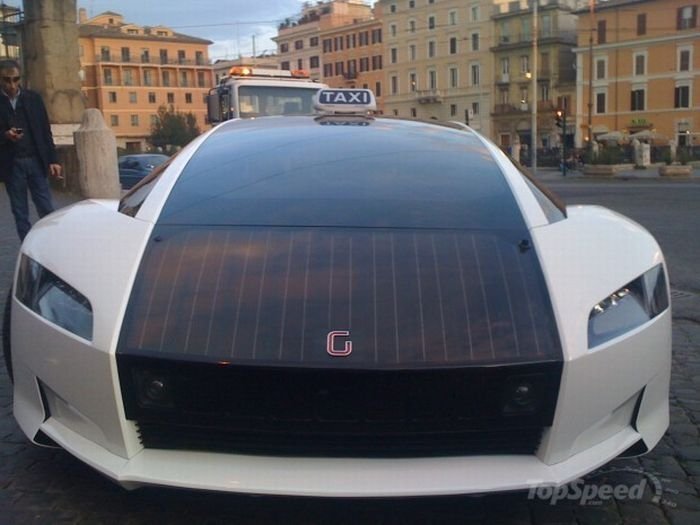 Taxi in Rome, Italy, Giugiaro Quaranta concept