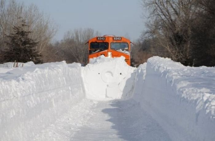 rotary snowplow train