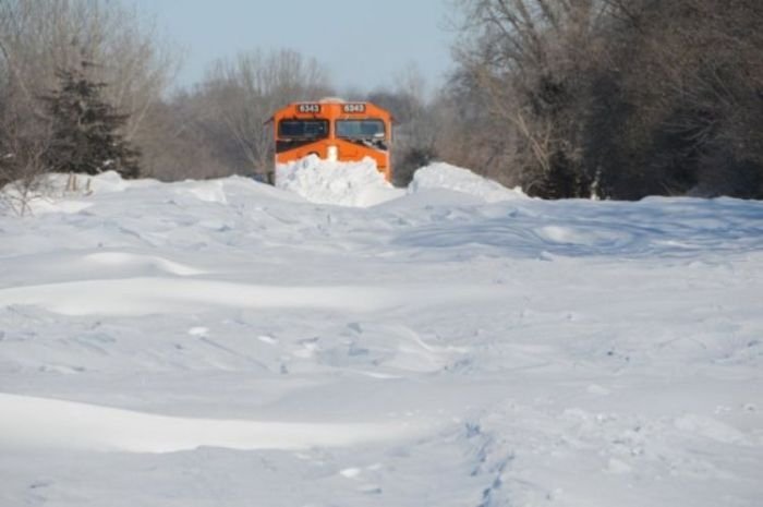 rotary snowplow train