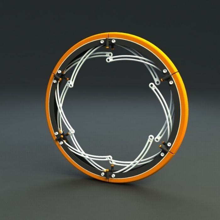 urban bicycle concept with folding wheel system