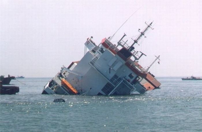 container ship accident