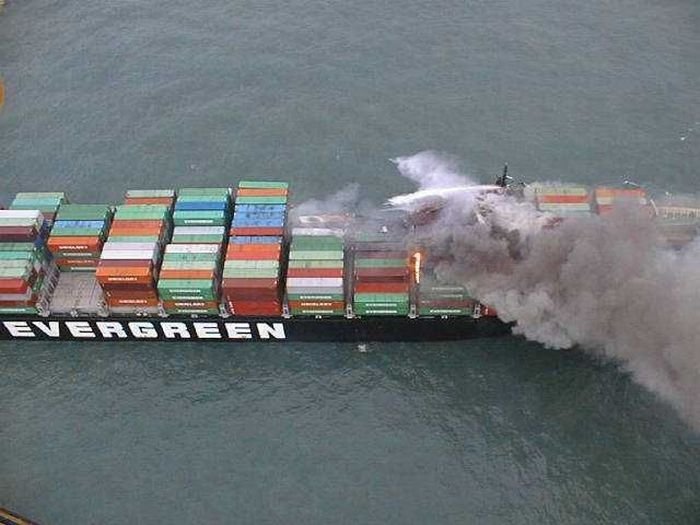 container ship accident