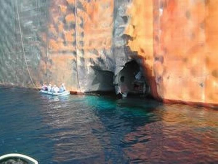 container ship accident