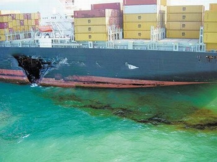 container ship accident